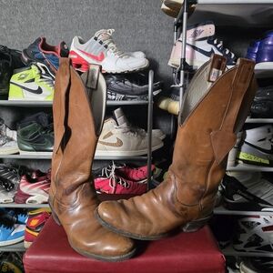 Buckaroo! Men's 10.5 D Olathe Boot Co. Tan Leather Western Boots Authentic